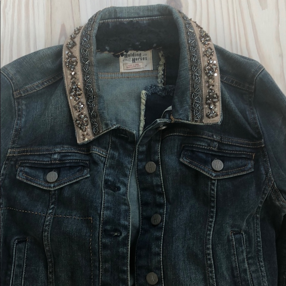 Holding Horses brand (Anthropologie) Denim Jacket